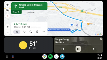Google Maps til Android Auto får et mere raffineret design