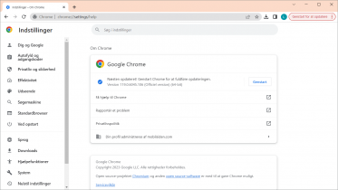 Kritisk fejl i Google Chrome – opdater straks browseren