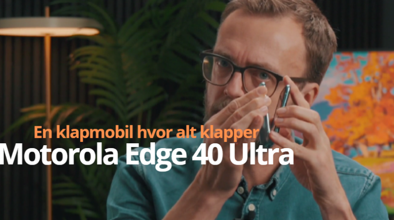 Video: Så fed er klapmobilen Motorola Razr 40 Ultra
