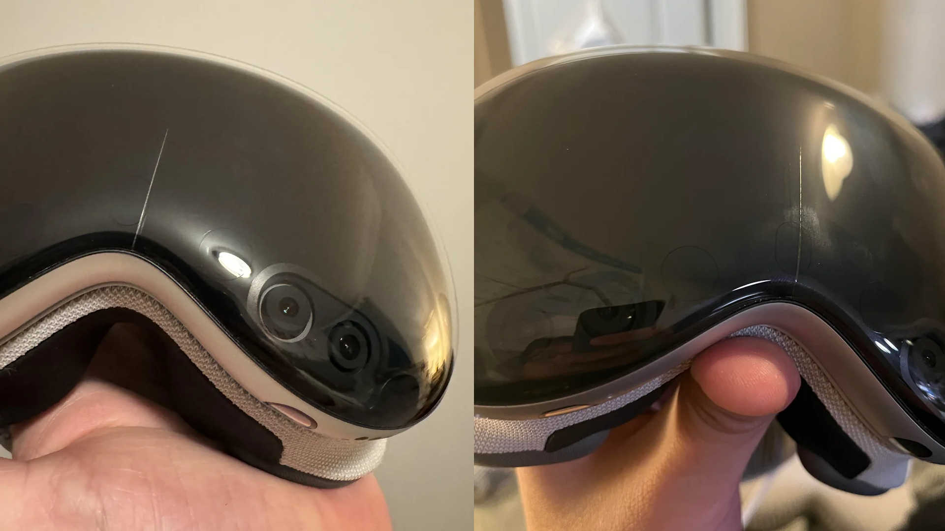 Glasset i Apple Vision Pro revner uden grund