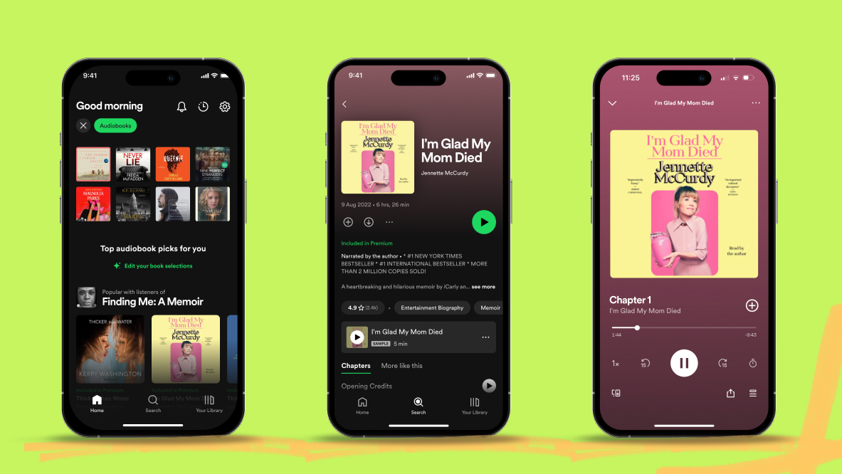 Spotify tilføjer 1.000 lydbøger til Premium-abonnenter