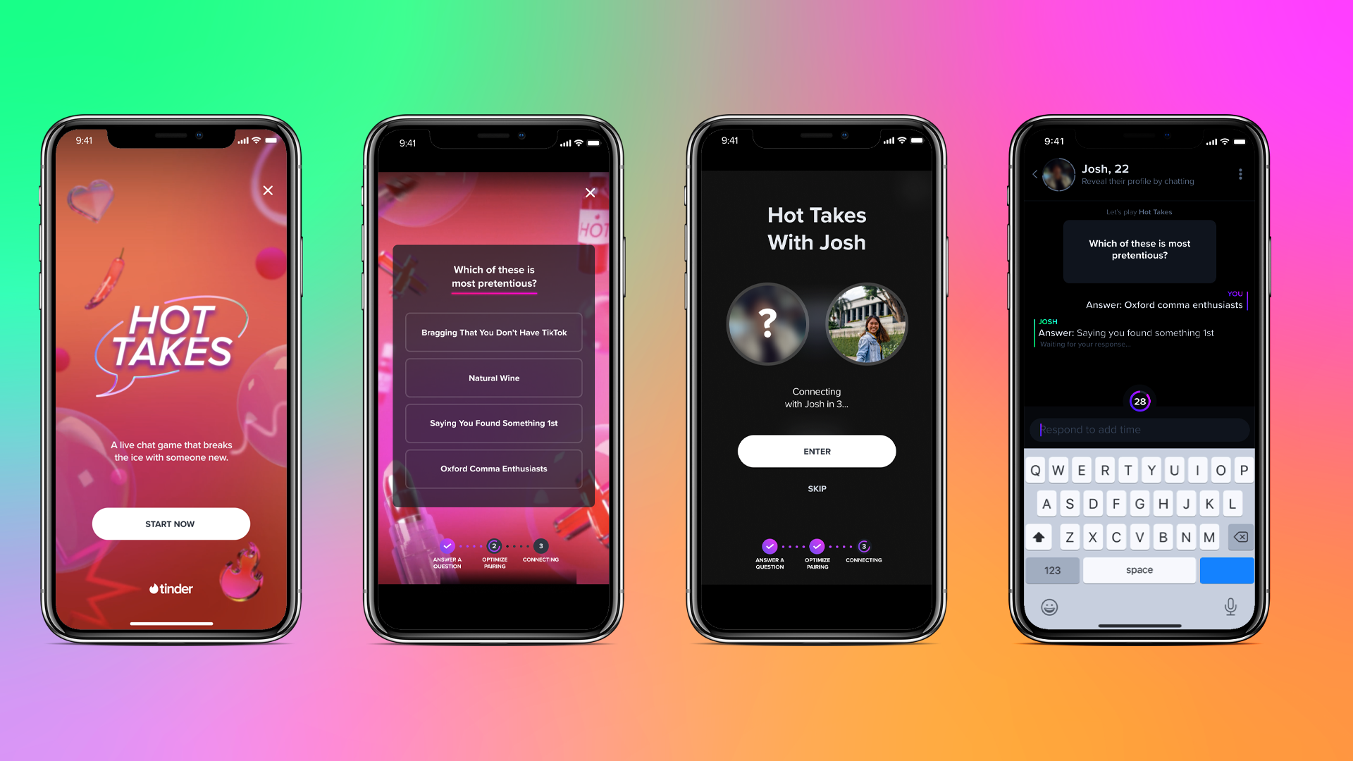 Tinder gør det let at dele oplysninger om dates med bekendte