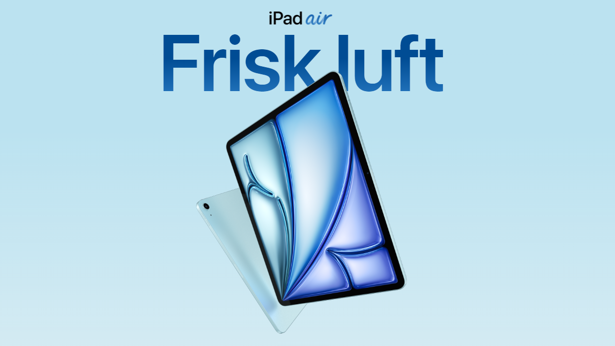 Apple lancerer ny iPad Air med 11 og 13 tommer skærm