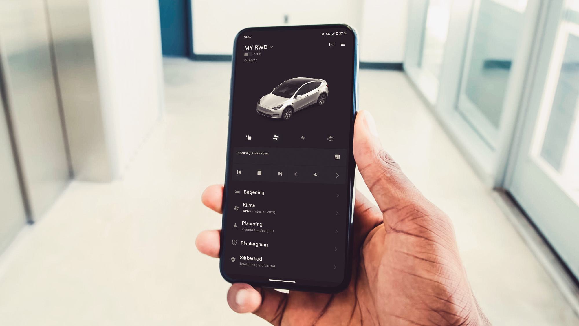 Tesla opgraderer Android-app med nye funktioner