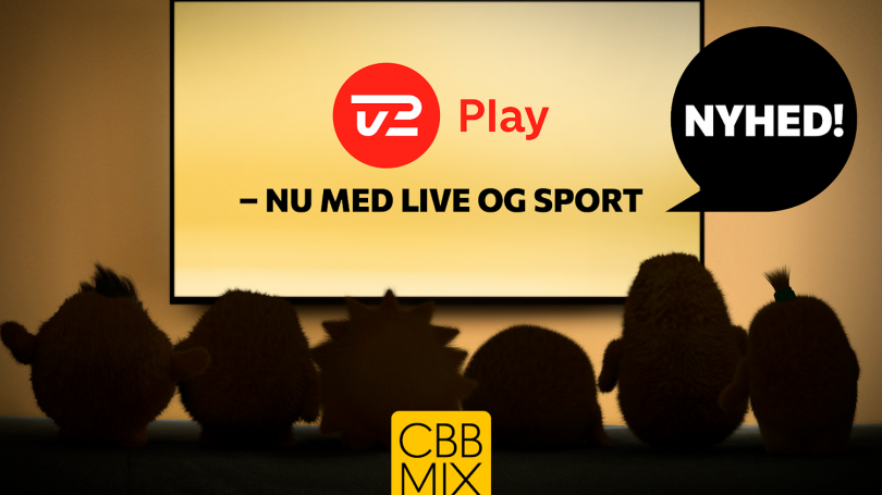 Billig TV 2 Play med sport og livekanaler hos CBB Mobil