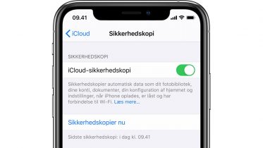 Frigør plads i iCloud til sikkerhedskopi af iPhone