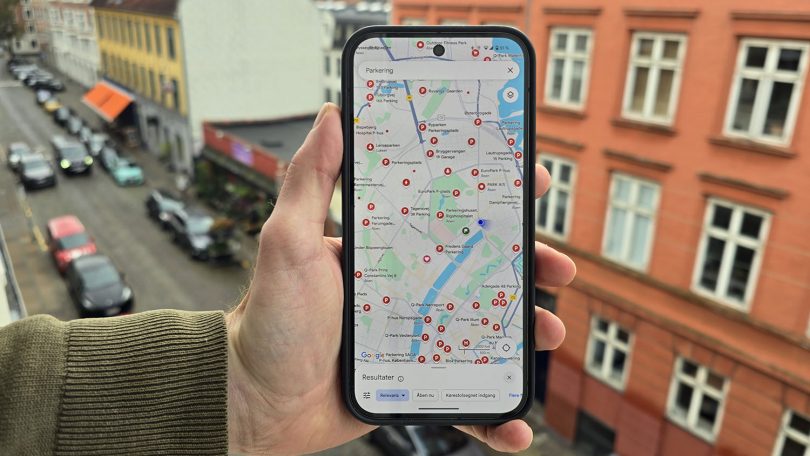 Book en parkeringsplads direkte i Google Maps