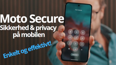 Moto Secure: Ukompliceret sikkerhed på mobilen