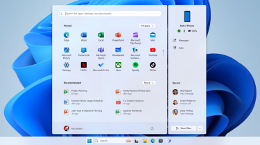 Windows 11 integrerer iPhone i startmenuen