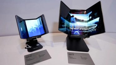 Samsung lancerer en tredelt foldbar mobil i år