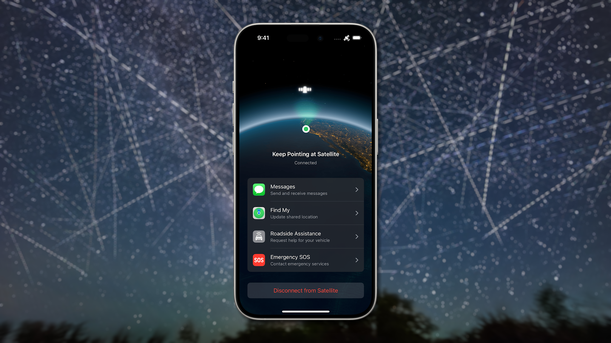 Apple har ikke “installeret” Elon Musks Starlink på din iPhone