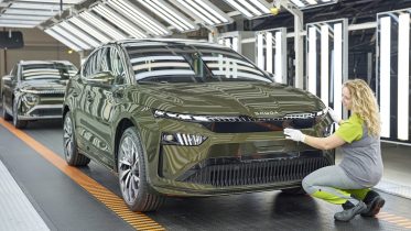 Den nye Skoda Enyaq er gået i produktion