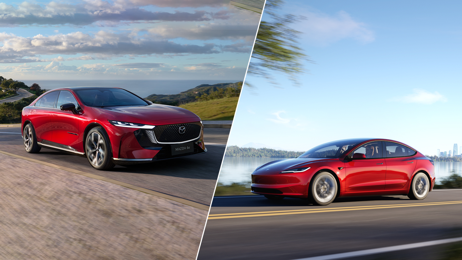 Sammenlign Mazda 6e og Tesla Model 3: Hvilken elbil er bedst?
