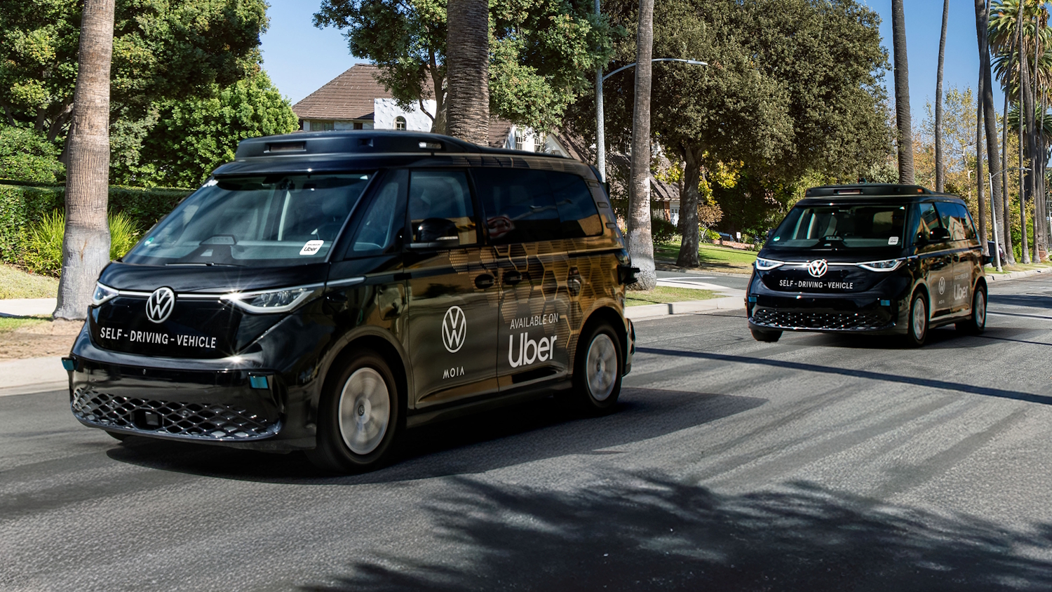Volkswagen og Uber udruller tusindvis af selvkørende ID. Buzz