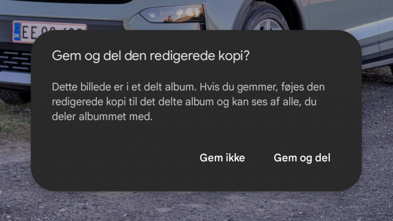 Rediger fotos og videoer i delte album i Google Fotos til Android