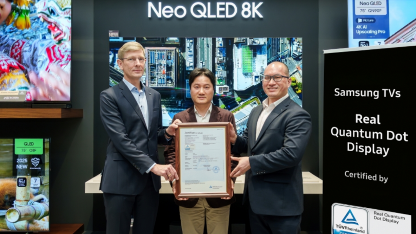 Samsung får kvalitetsstempel for farverige QLED-tv