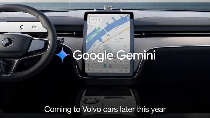 Biler fra Volvo opgraderes med Google Gemini