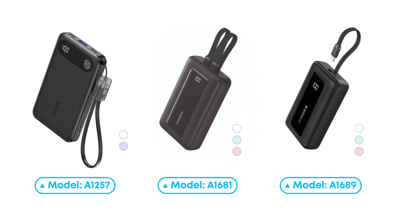 Anker tilbagekalder tre powerbanks i Danmark