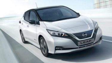 Her ender gamle batterier fra Nissan Leaf