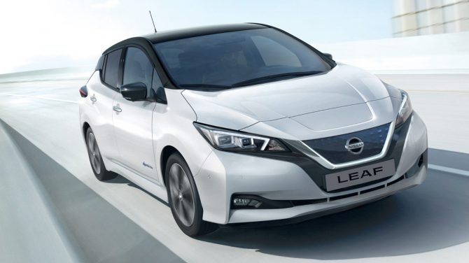 Her ender gamle batterier fra Nissan Leaf