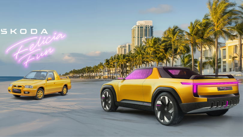 Spøjs Skoda-pickup genopstår som elbil