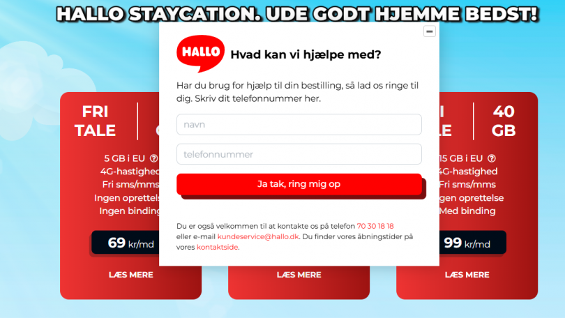 Hallo fejrer 7 år med mobilabonnementer til kun 7 kroner
