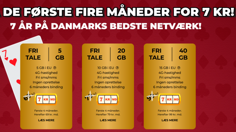 Hallo fejrer 7 år med mobilabonnementer til kun 7 kroner