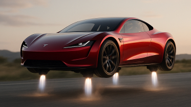 “Flyvende” Tesla Roadster vises snart frem