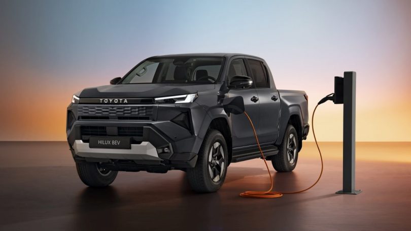 Ny Toyota Hilux som elbil med skuffende rækkevidde