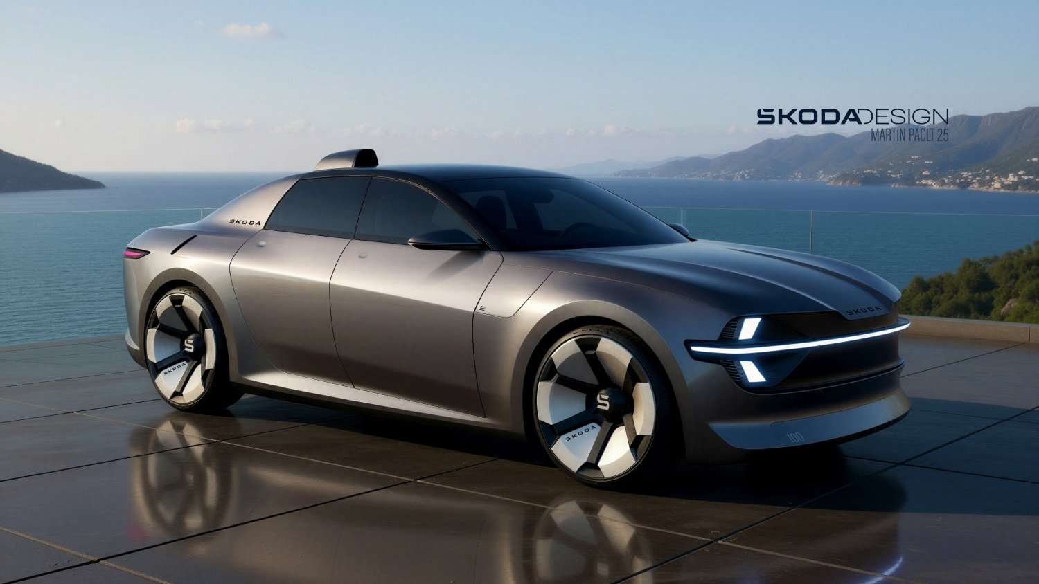 Skoda afslører elektrisk sedan