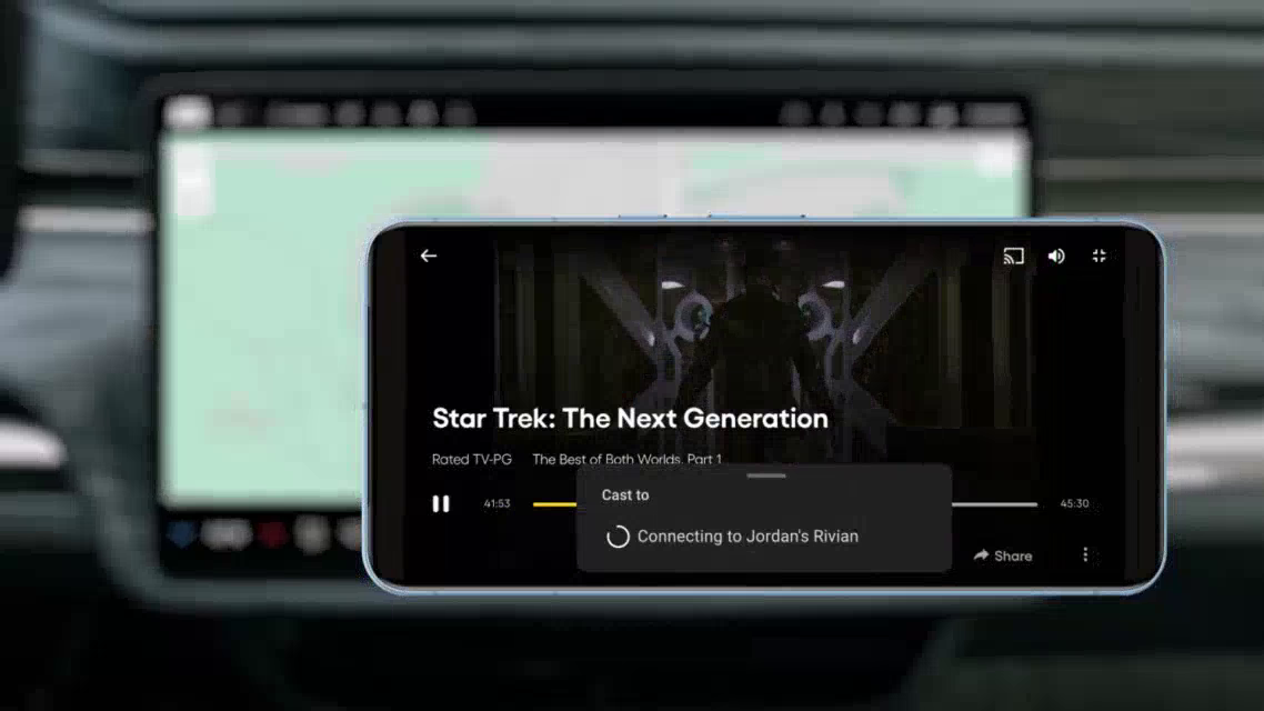 Android Auto får casting af mobilskærm