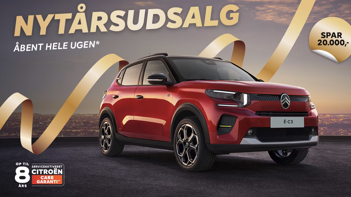 Citroën med vilde tilbud på elbiler