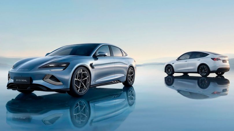Tesla taber terræn til BYD igen i 2025