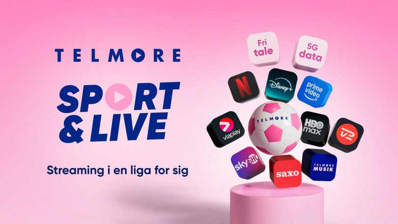 Saml det hele: Telmore klar med sport og live-tv i mobilabonnementer