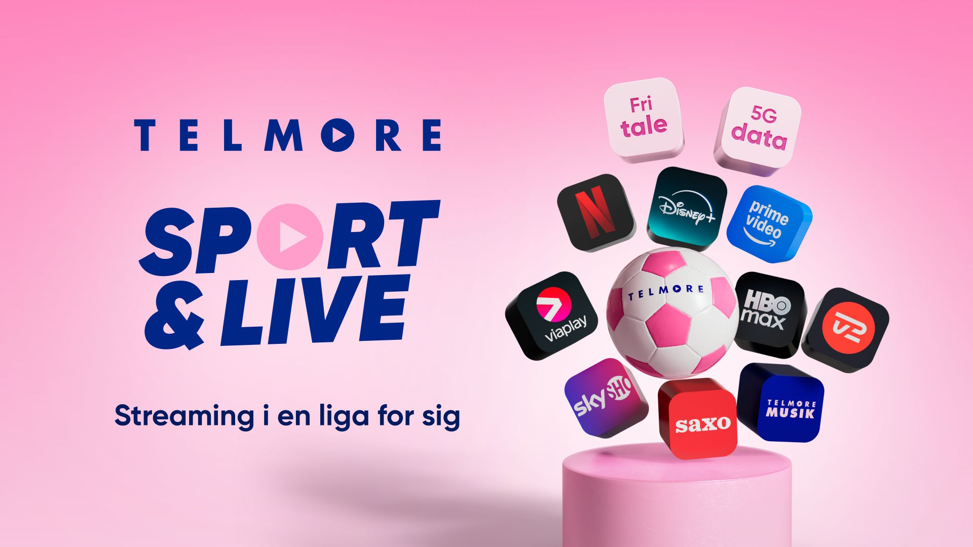 Saml det hele: Telmore klar med sport og live-tv i mobilabonnementer