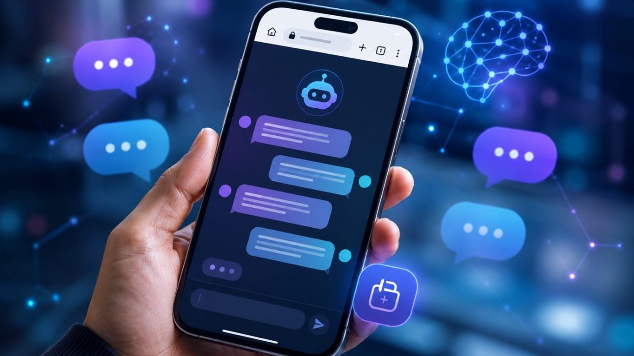 AI-chatbots rykker ind på mobilen: Sådan bruger du dem uden en app