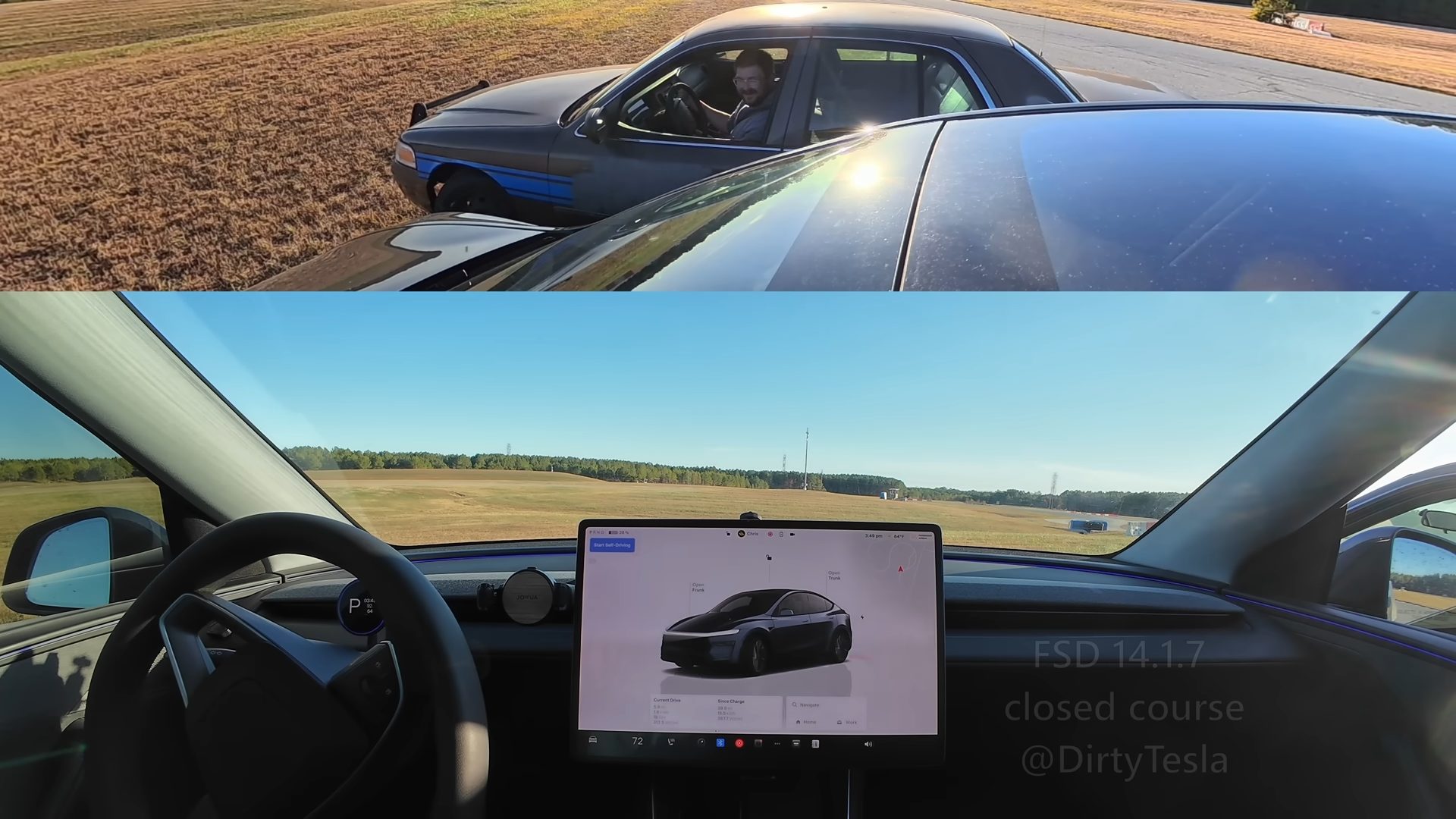 Tesla FSD i ekstrem test: Sådan reagerer den