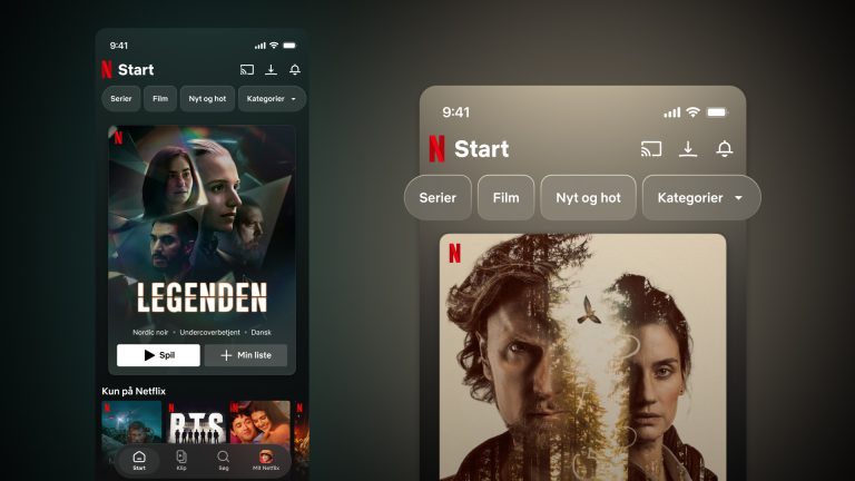 Netflix klar med nyt mobildesign: Får TikTok-lignende feed