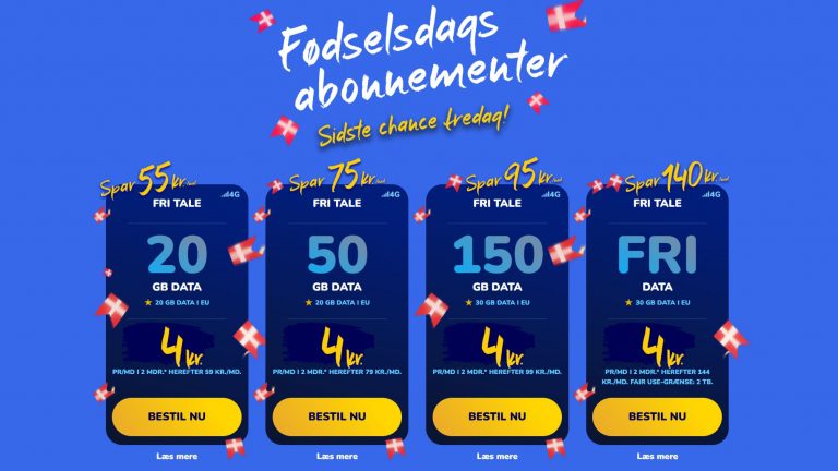 Sidste chance: Spar op til 97 % på mobilabonnementer i dag