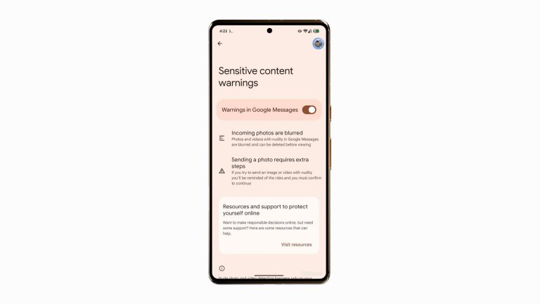 Ny Android-funktion vil stoppe unge fra at dele nøgenbilleder