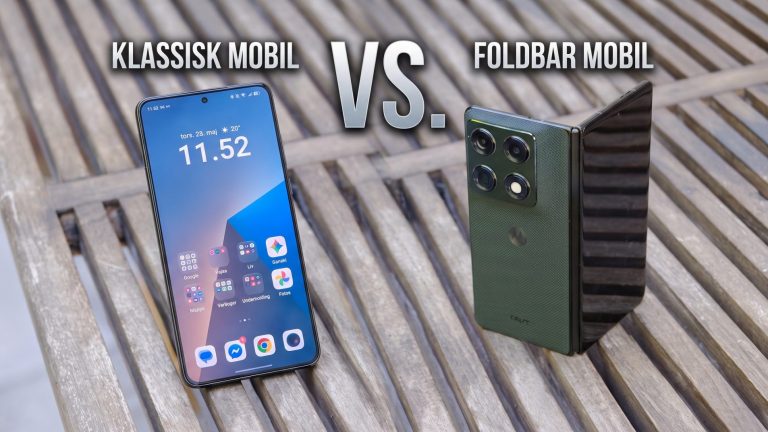 Foldbar eller klassisk mobil: Hvad er det bedste valg?