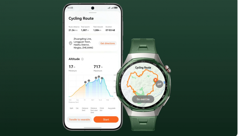 huawei watch gt 7 pro cykling